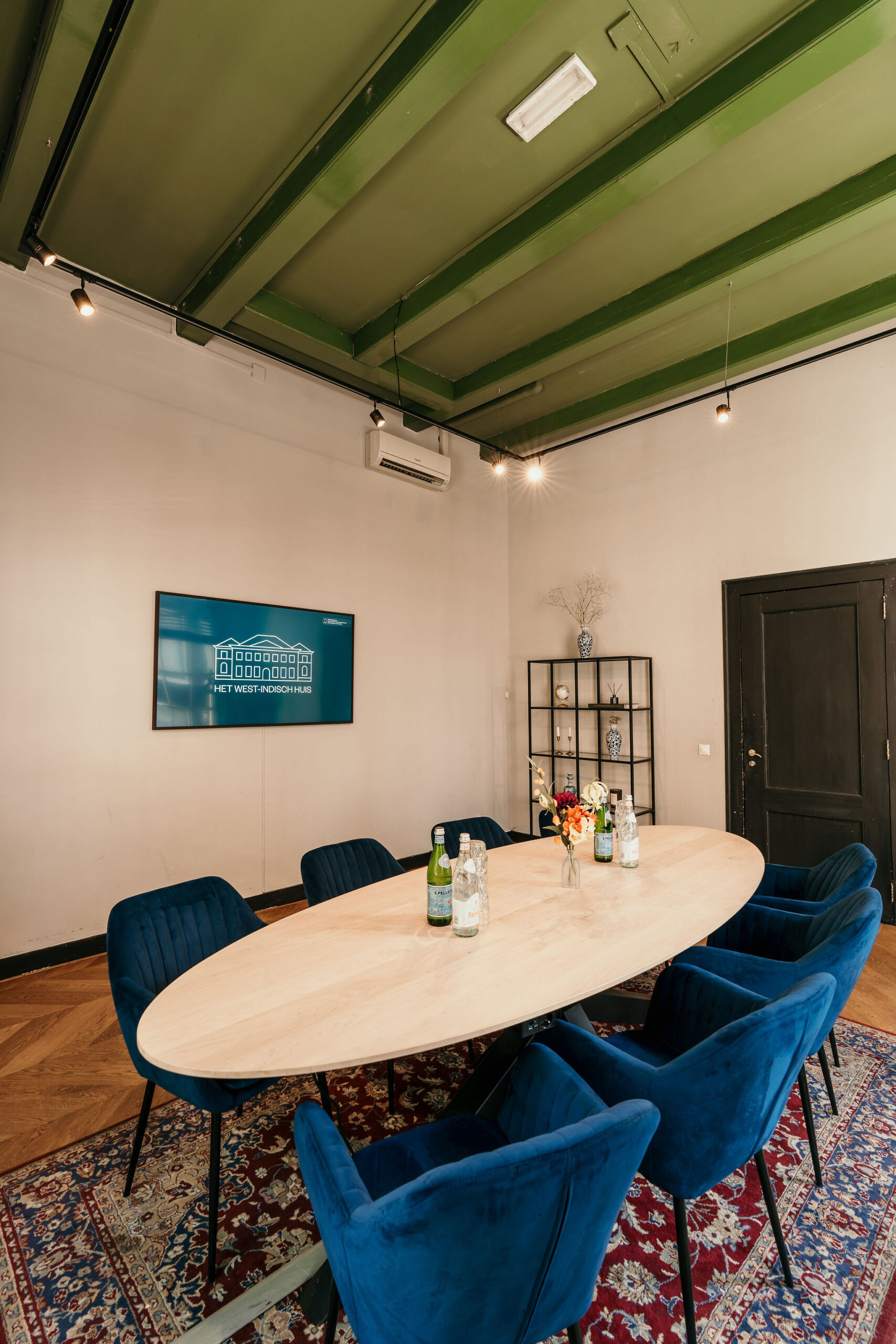 Piketkamer vergaderen Het West-Indisch Huis Amsterdam