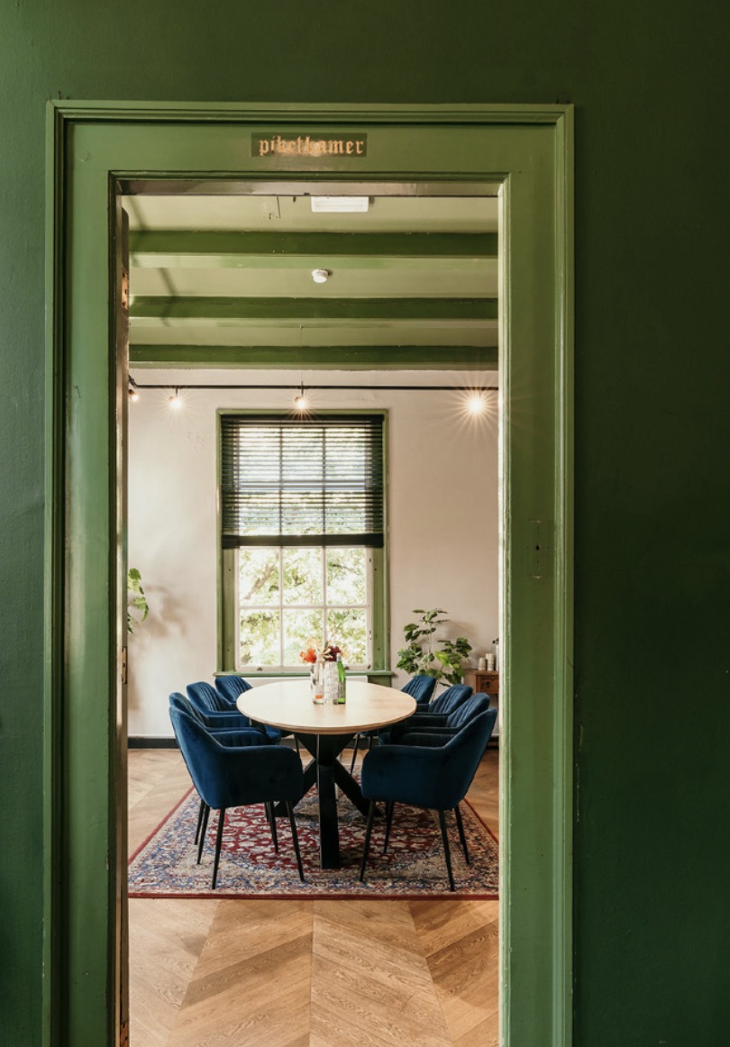 Piketkamer vergaderen Het West-Indisch Huis Amsterdam